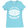 new grumpy old men's club Ladies Fitted T-Shirt