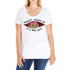 May Peeking Out Baby Girl Ladies Curvy T-Shirt