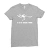 cricket it's an aussie thing Ladies Fitted T-Shirt
