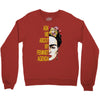 ask me about my feminist agenda frida kahlo Crewneck Sweatshirt