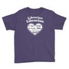 librarian if you my hands are full you should see my heart Youth Tee