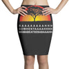 lion chant t   funny  lions joke king savannah africa retro big cat Pencil Skirts