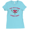 turn that frown upside down Ladies Fitted T-Shirt