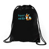 foxy nerd Drawstring Bags