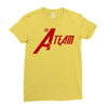 the a team 3 Ladies Fitted T-Shirt