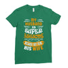 My Husband Is Super Awesome Ladies Fitted T-Shirt