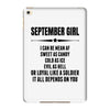 Super September Girl iPad Mini 4