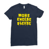 more cheese please Ladies Fitted T-Shirt