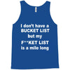 fucket list Tank Top