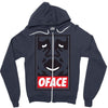 o face Zipper Hoodie