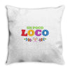 loco coco skul Throw Pillow