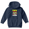 papa the man the myth the legend 2 Youth Hoodie