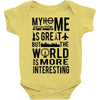 verified traveller tee Baby Bodysuit