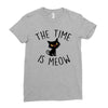 Meow Ladies Fitted T-Shirt