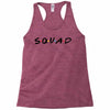 squad friends parody Racerback Tank