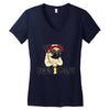 PUG LIFE Women's V-Neck T-Shirt