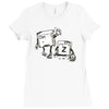 walking undodead Ladies Fitted T-Shirt