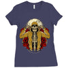 hip hop and rose Ladies Fitted T-Shirt