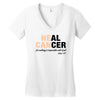 Heal Cancer Women's V-Neck T-Shirt