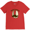mustachio V-Neck Tee