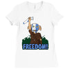 freedom Ladies Fitted T-Shirt
