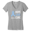 hope love cure stomach cancer awareness Women's V-Neck T-Shirt