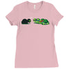 tortoise caught Ladies Fitted T-Shirt