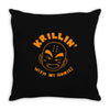 krillin with my homies Throw Pillow