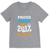 Class of 2017 Proud Daddy Graduation V-Neck Tee