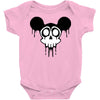 skull mickey cartoon Baby Bodysuit