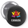 Canada Leaf LGBT Pin-back button