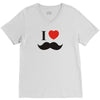 i love mustache V-Neck Tee