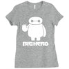 big hero Ladies Fitted T-Shirt