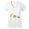 cat olympics Women's V-Neck T-Shirt