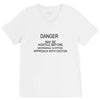 coffee my be hostile before morning V-Neck Tee