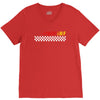 Fire White V-Neck Tee