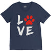 love dog paw V-Neck Tee
