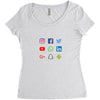 fahrie77 Women's Triblend Scoop T-shirt