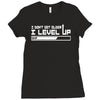 level up birthday Ladies Fitted T-Shirt