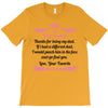 Dear Daddy, Thanks for Being my Dad Baby Boy Letter to Father T-Shirt