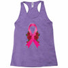 breast cancer pink ribbon Racerback Tank