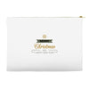 snow merry christmas Accessory Pouches