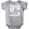 silver edition train insaiyan dragonball z insane bodybuilding goku Baby Onesie