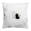 Halloween Cat Throw Pillow