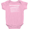 gun permit second amendment Baby Onesie