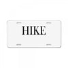 hike License Plate