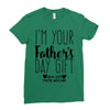I'm Your Father's Day Gift Mom Says You're Welcome Ladies Fitted T-Shirt