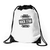 rock star be yourself unless Drawstring Bags