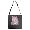 mushroom party Adjustable Strap Totes