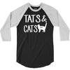 tats &amp; cats 3/4 Sleeve Shirt